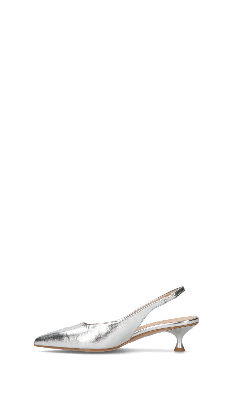 REBECCA VAN DIK Slingback donna argento