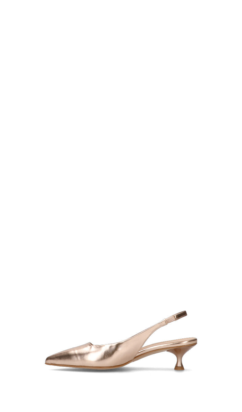 REBECCA VAN DIK Slingback donna oro rosa