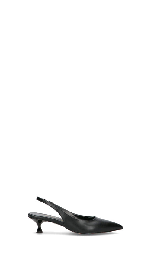 REBECCA VAN DIK Slingback donna nera