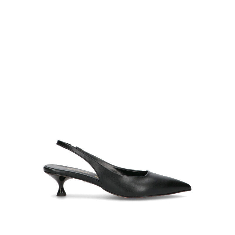 REBECCA VAN DIK Slingback donna nera