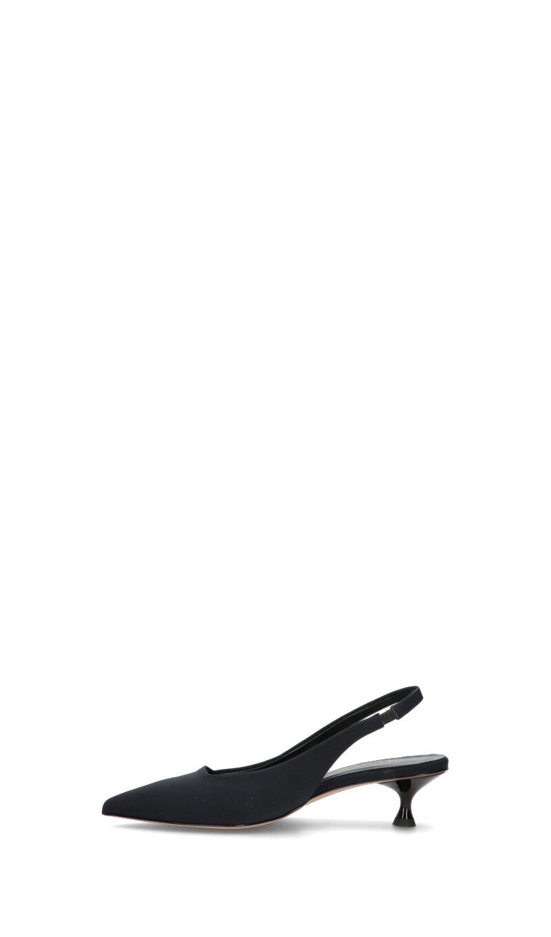REBECCA VAN DIK Slingback donna nera