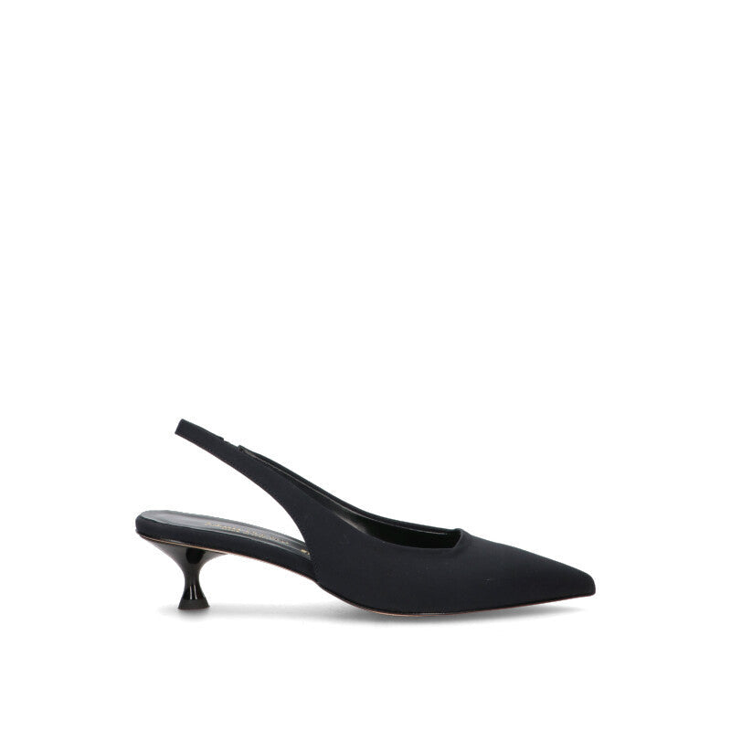 REBECCA VAN DIK Slingback donna nera