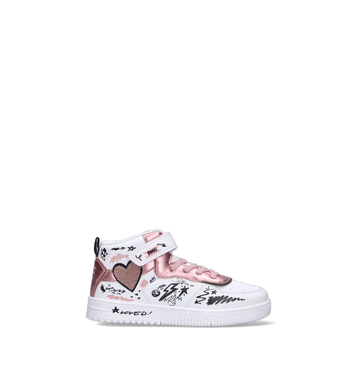 PRIMIGI AVANT Sneaker bimba bianca/rosa