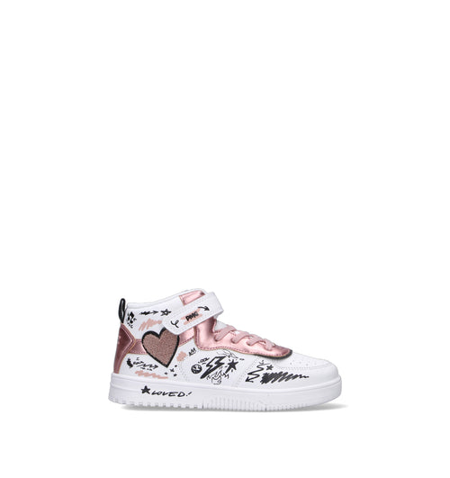PRIMIGI AVANT Sneaker bimba bianca/rosa