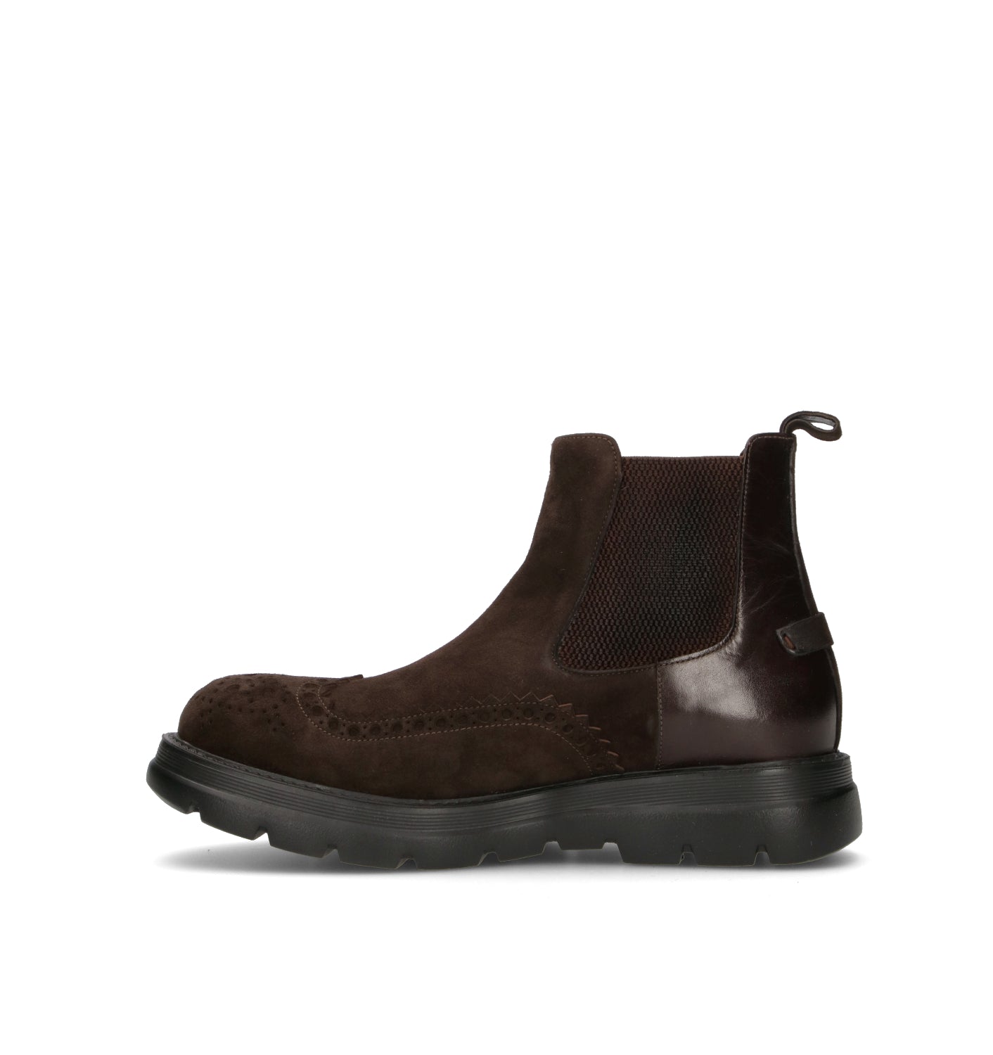 HUNDRED 100 Beatles uomo testa di moro in suede