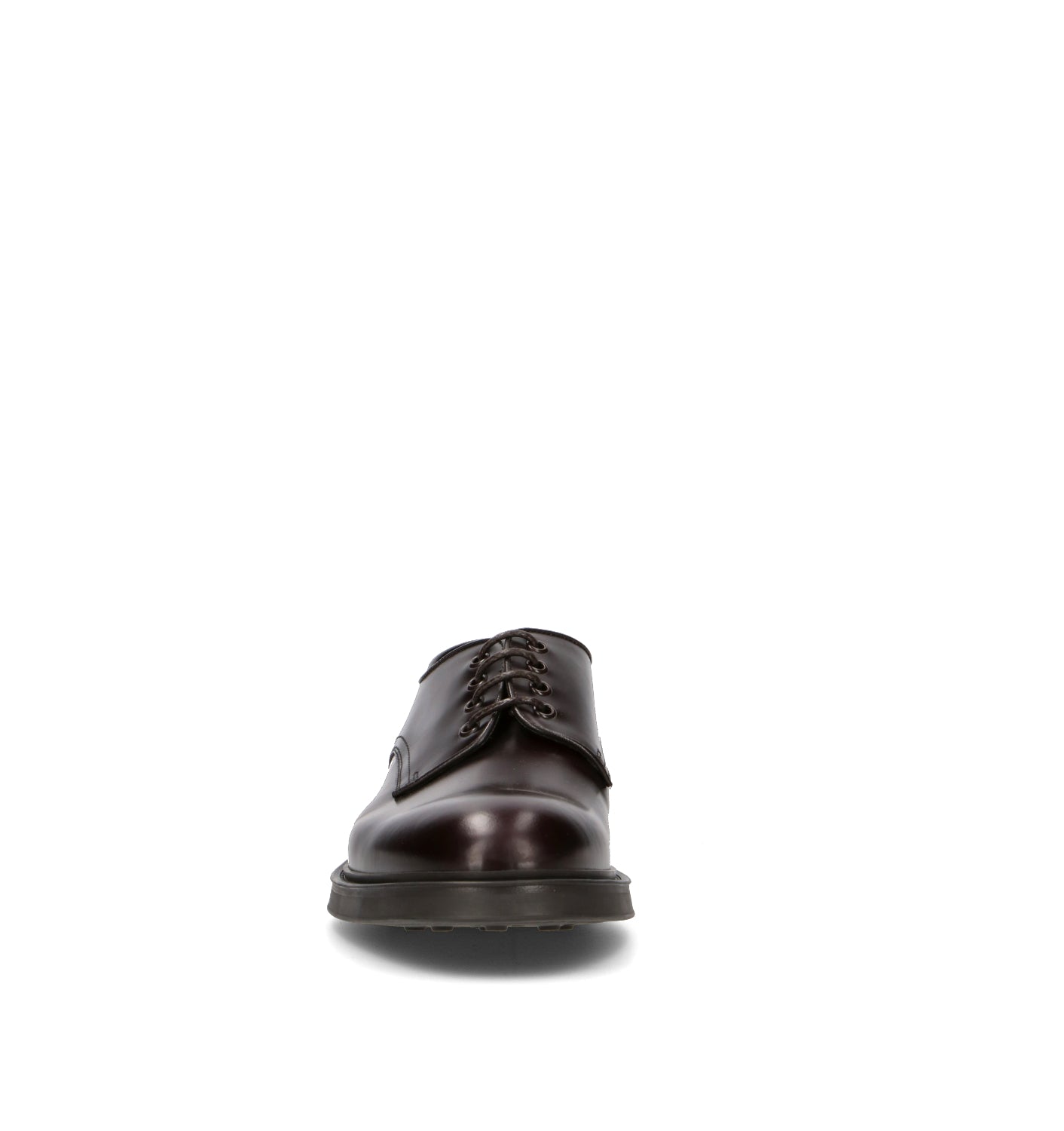GREEN GEORGE Stringata uomo marrone in pelle
