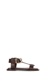 BIBI LOU Sandalo donna marrone in pelle