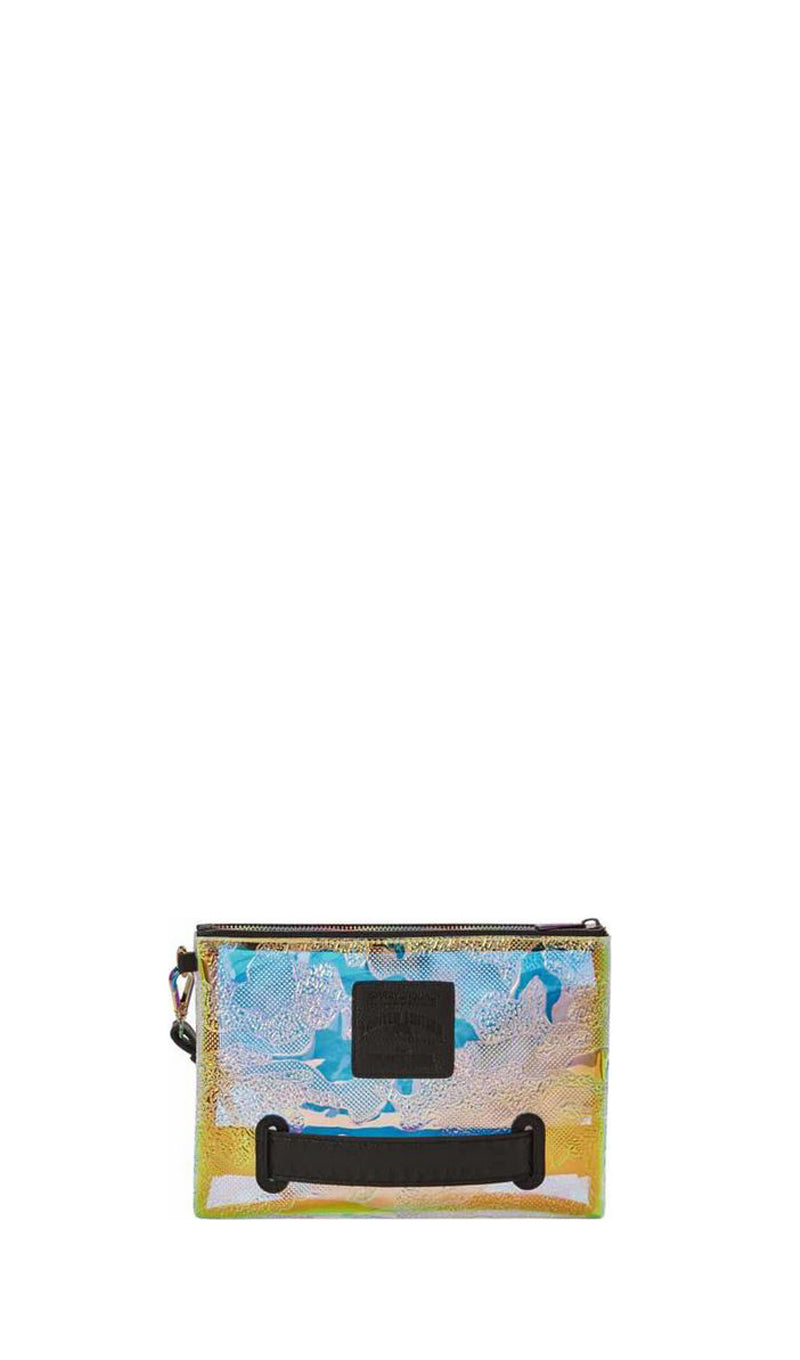 SPRAYGROUND MAGIC CITY Bustina argento