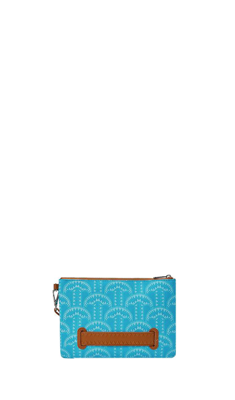 SPRAYGROUND ILLUCHAINS TURQ Bustina turchese