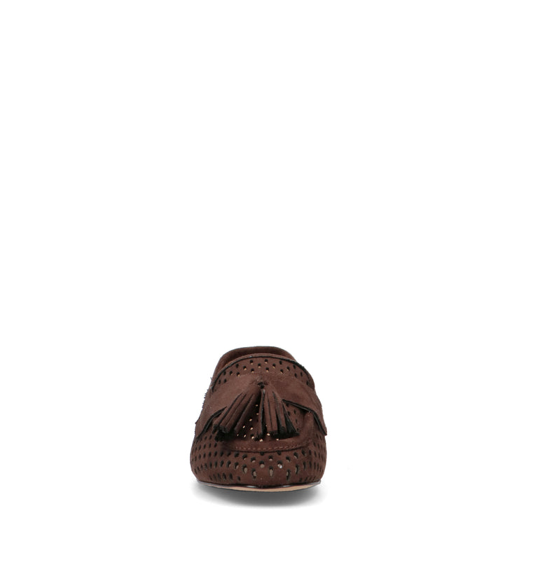 REBECCA VAN DIK Mocassino donna testa di moro