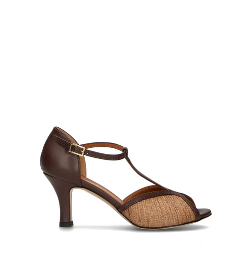 REBECCA VAN DIK Sandalo donna cuoio