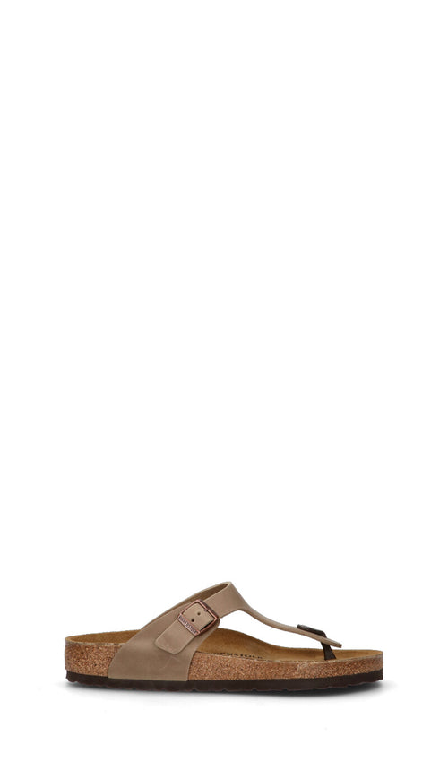 BIRKENSTOCK GIZEH BS Ciabatta uomo grigia in pelle