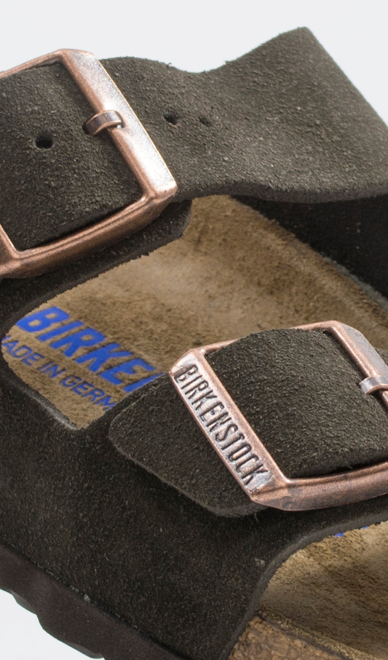 BIRKENSTOCK ARIZONA Ciabatta donna marrone in suede