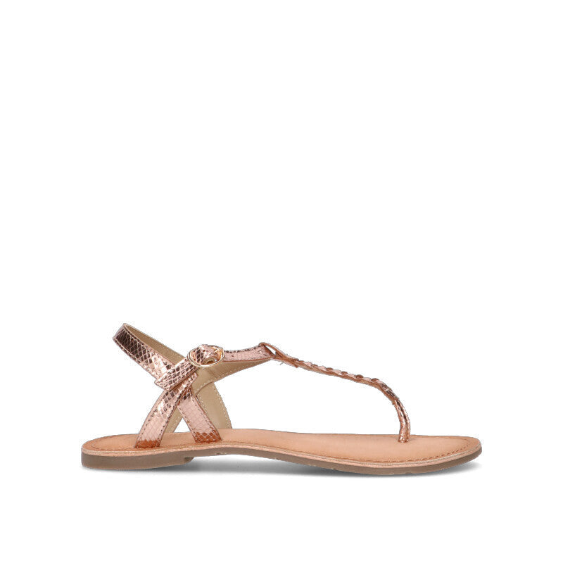 A.ENNIE Sandalo donna oro rosa in pelle