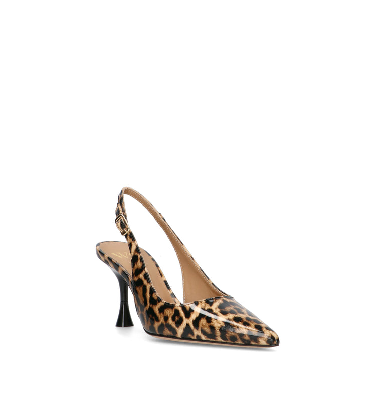 WO MILANO Slingback donna maculata in pelle