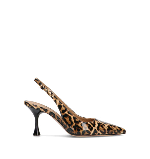 WO MILANO Slingback donna maculata in pelle