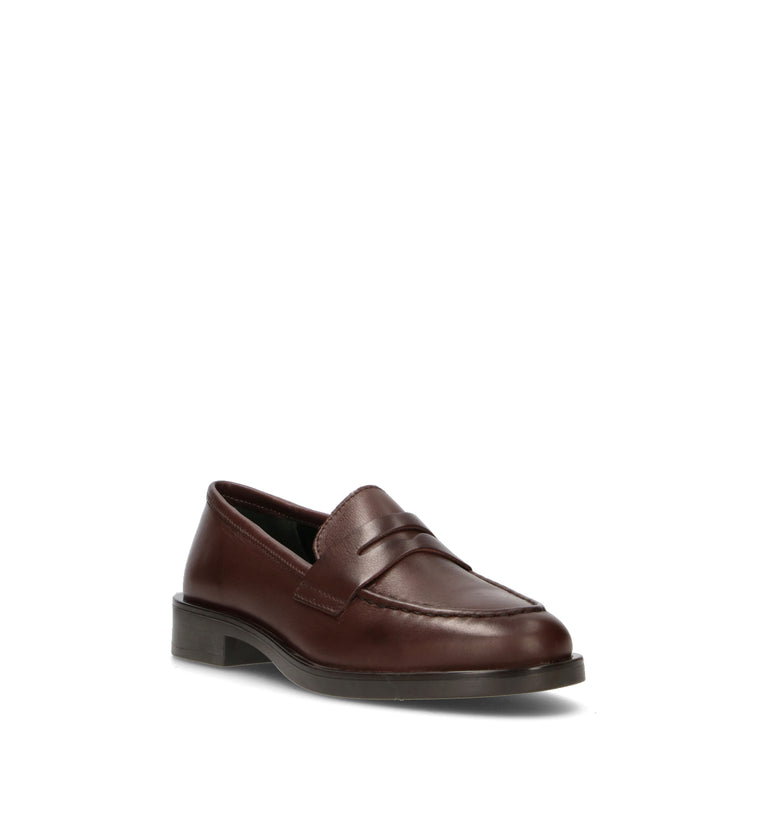 VARIOPINTO Mocassino donna marrone in pelle