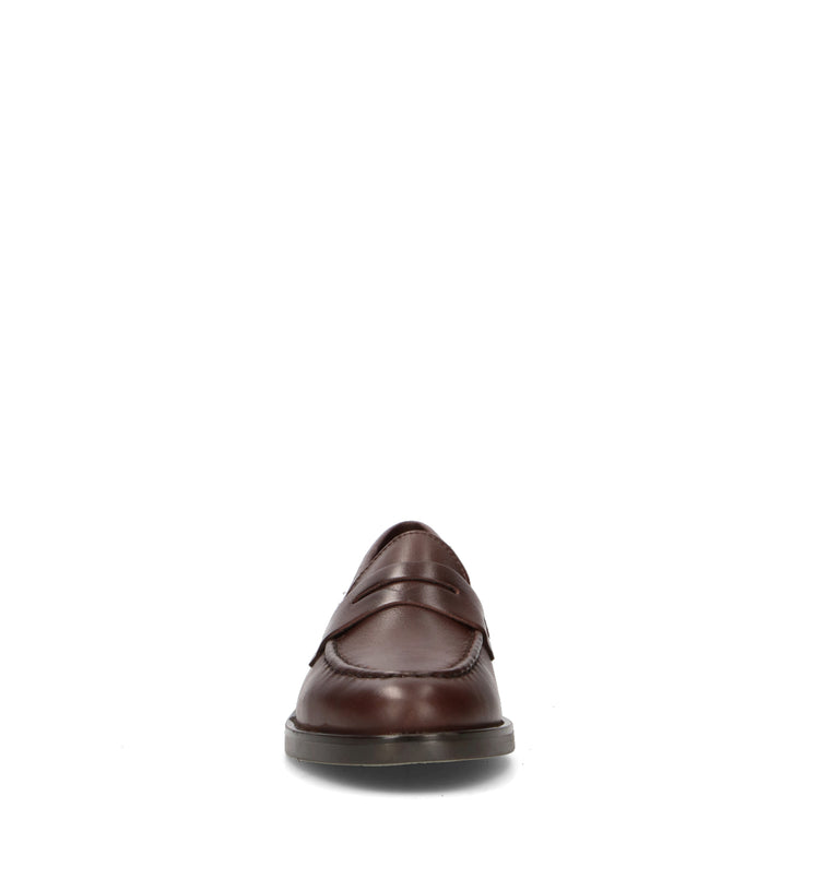 VARIOPINTO Mocassino donna marrone in pelle