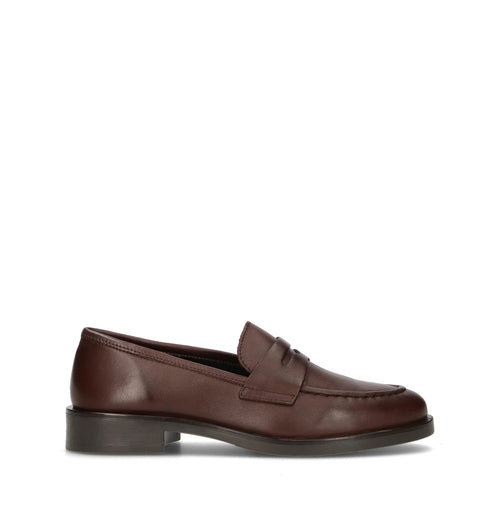 VARIOPINTO Mocassino donna marrone in pelle