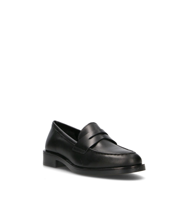 VARIOPINTO Mocassino donna nero in pelle