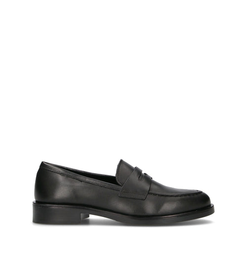VARIOPINTO Mocassino donna nero in pelle