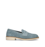 ROSA E ROSA Mocassino donna cielo in suede