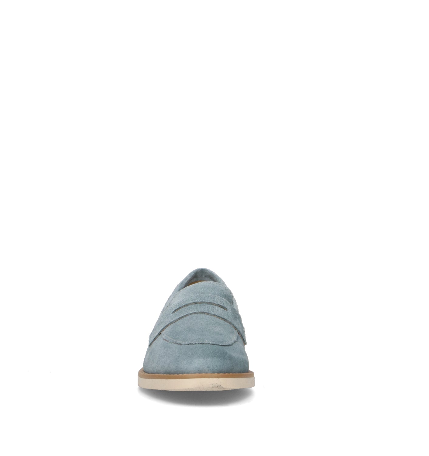 ROSA E ROSA Mocassino donna cielo in suede