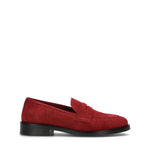 RIZZOLI Mocassino donna rosso in suede
