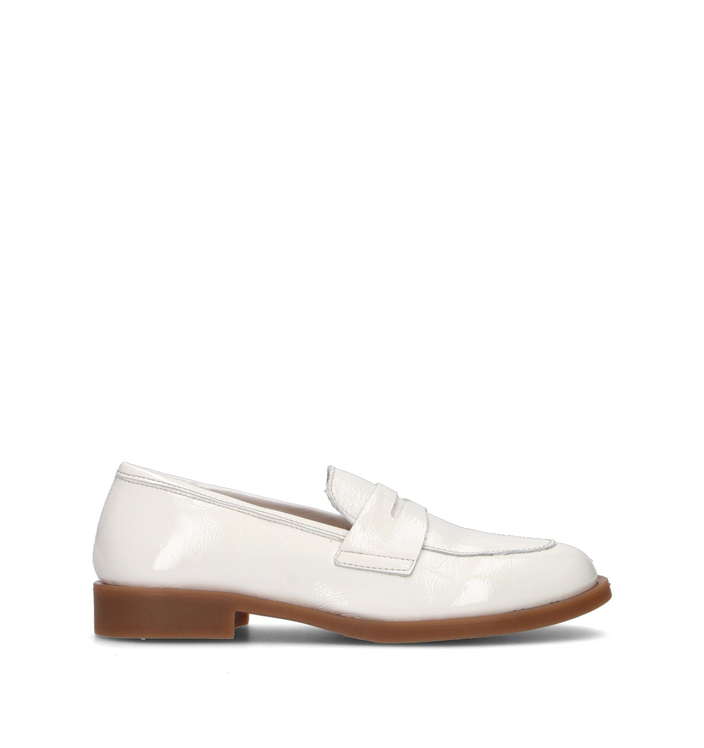 RIZZOLI Mocassino donna crema in pelle