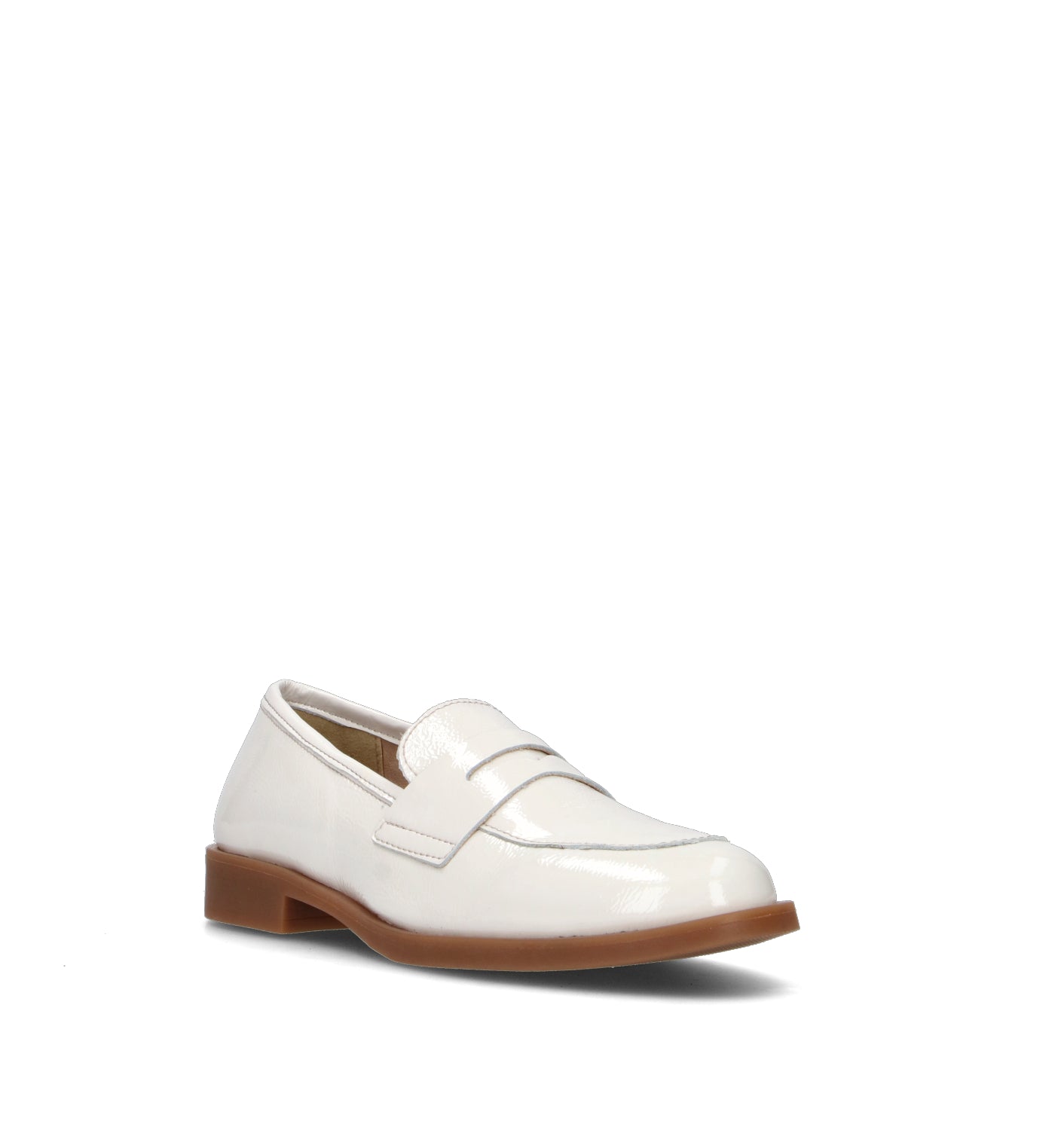 RIZZOLI Mocassino donna crema in pelle