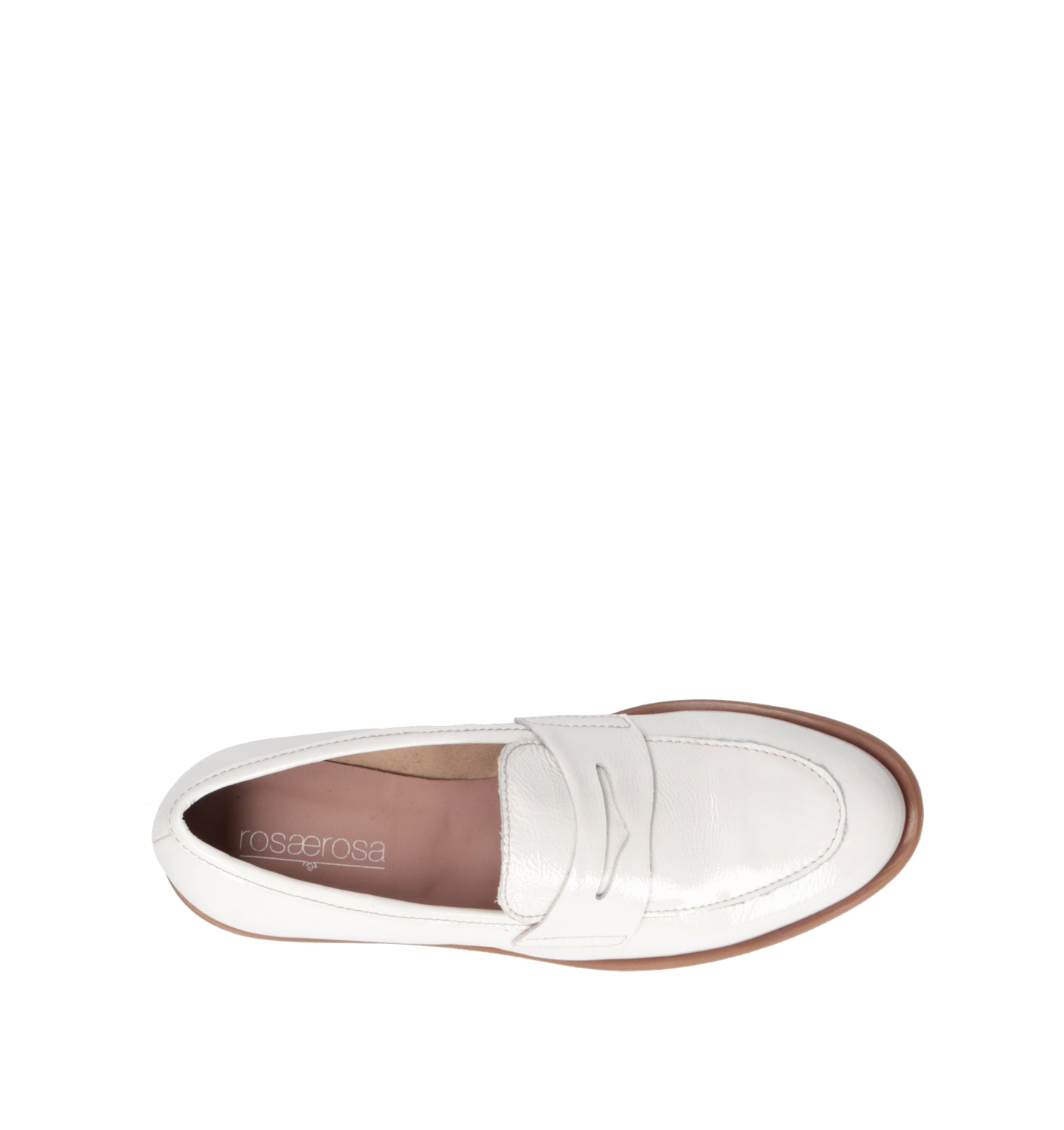 RIZZOLI Mocassino donna crema in pelle
