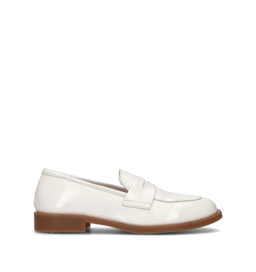 RIZZOLI Mocassino donna crema in pelle