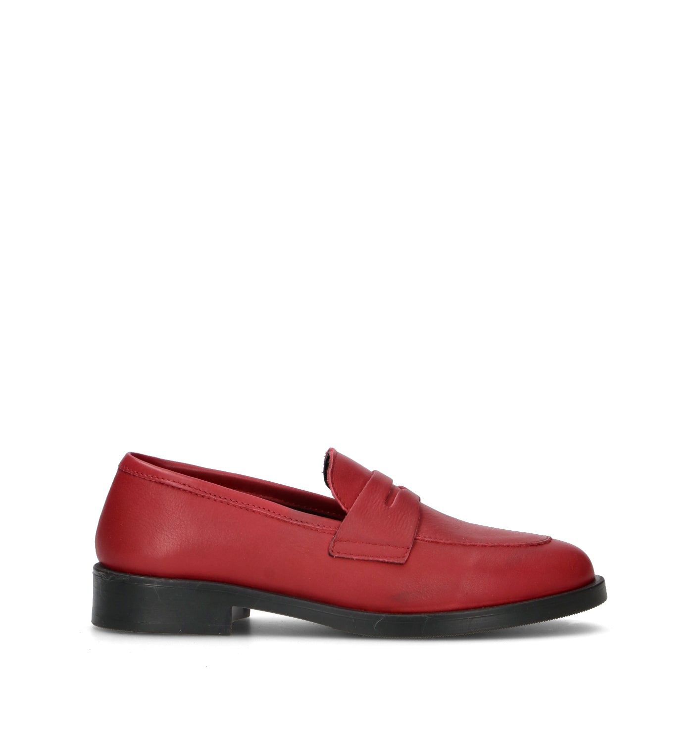 ROSA E ROSA Mocassino donna rosso in pelle