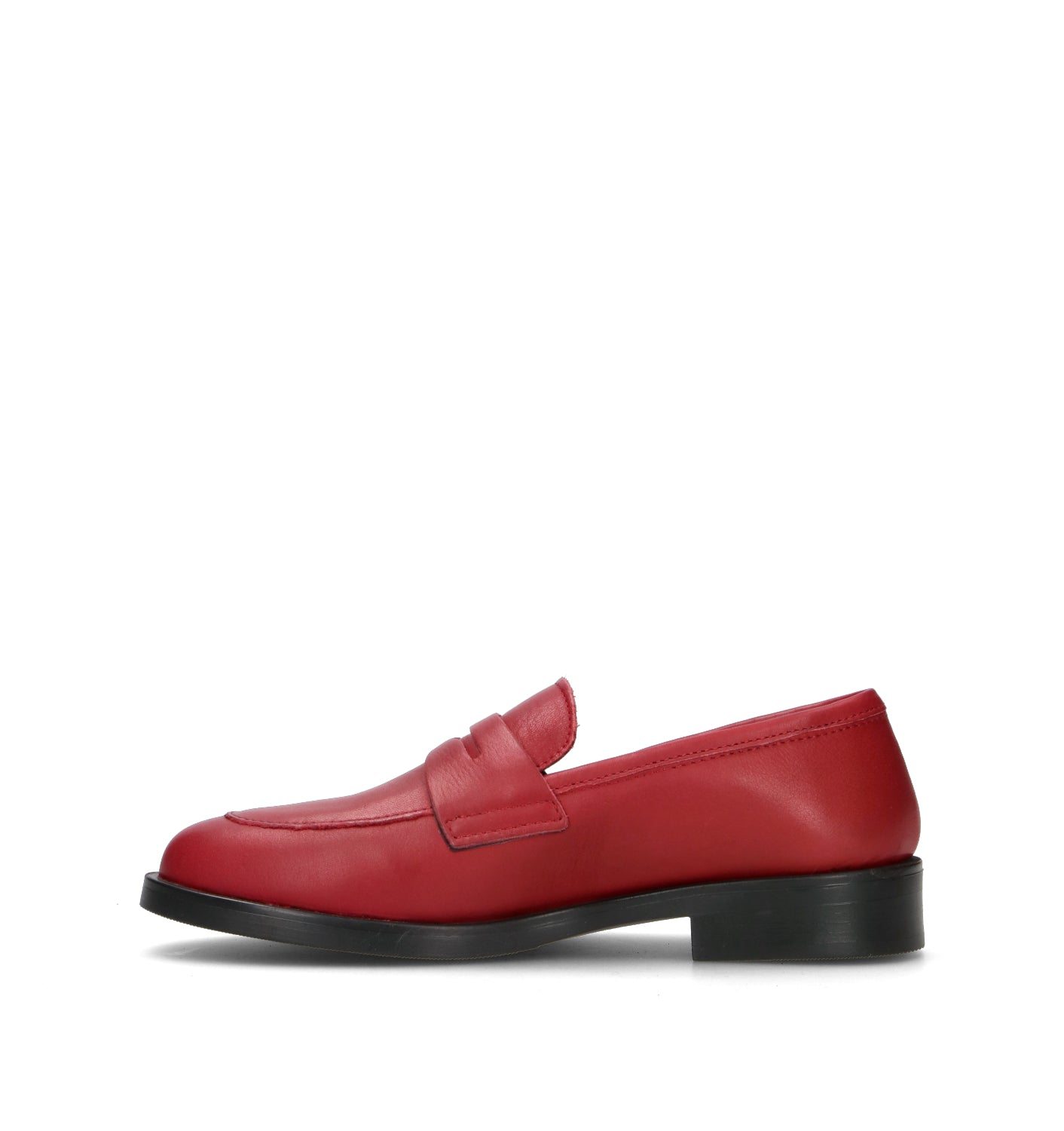 ROSA E ROSA Mocassino donna rosso in pelle