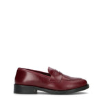 ROSA E ROSA Mocassino donna bordeaux in pelle