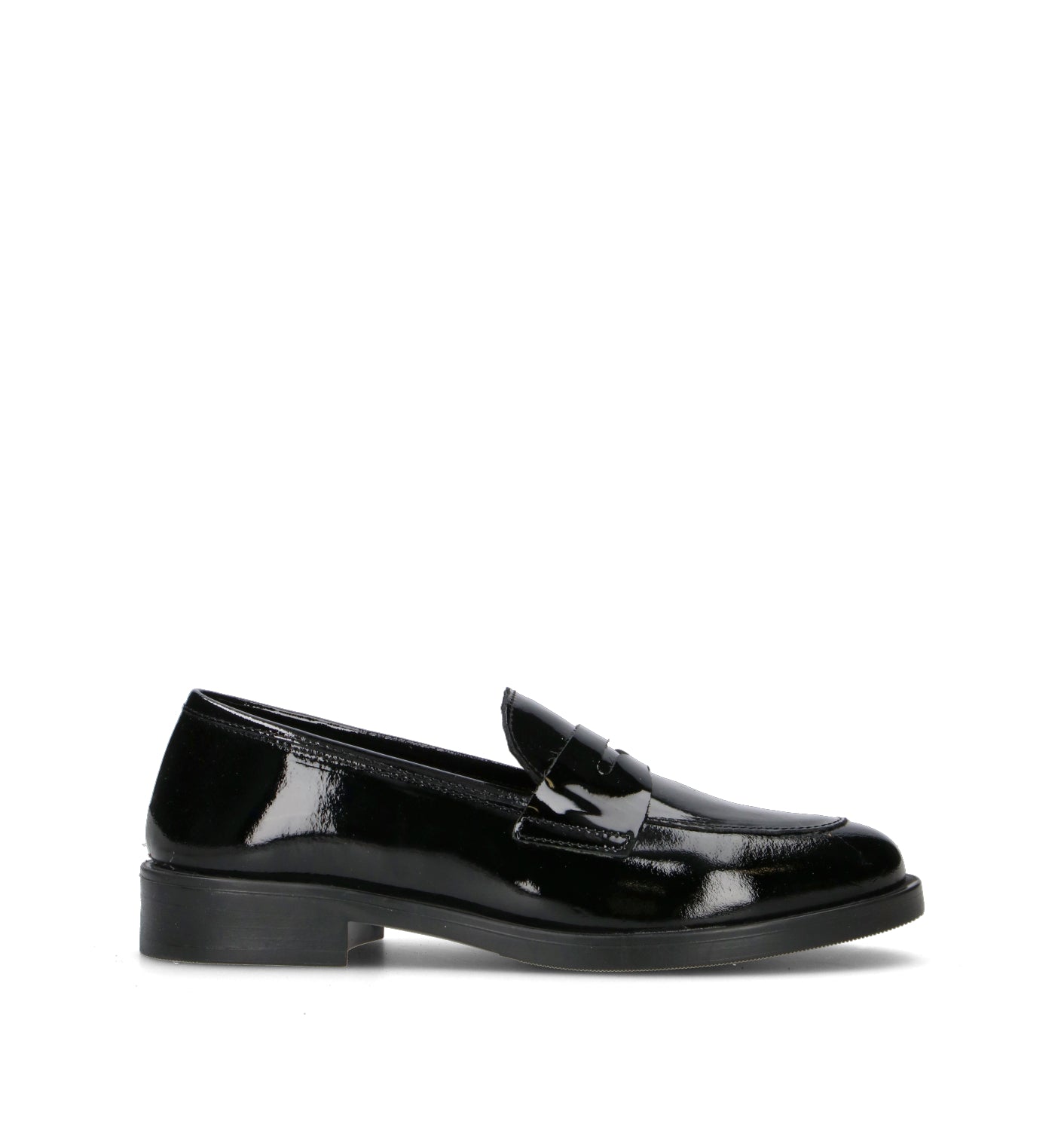 ROSA E ROSA Mocassino donna nero in pelle