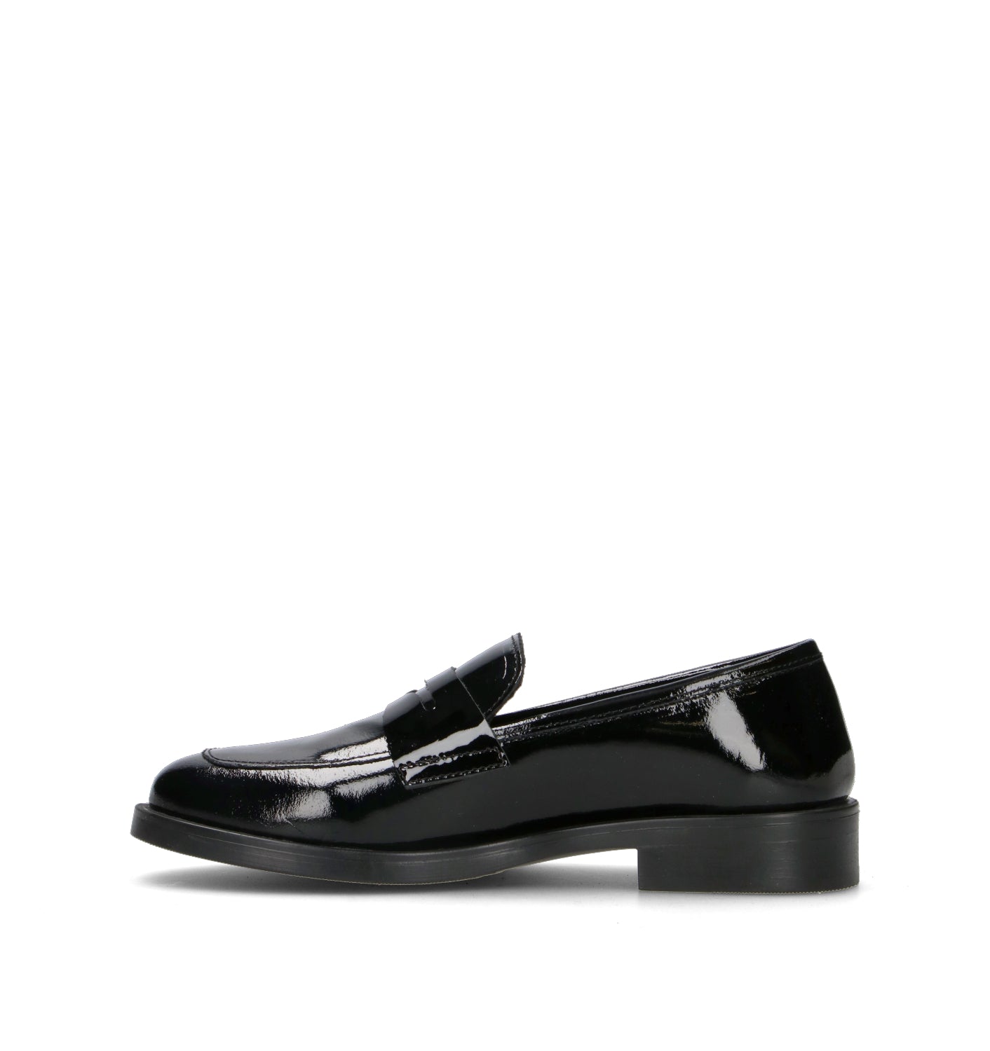 ROSA E ROSA Mocassino donna nero in pelle