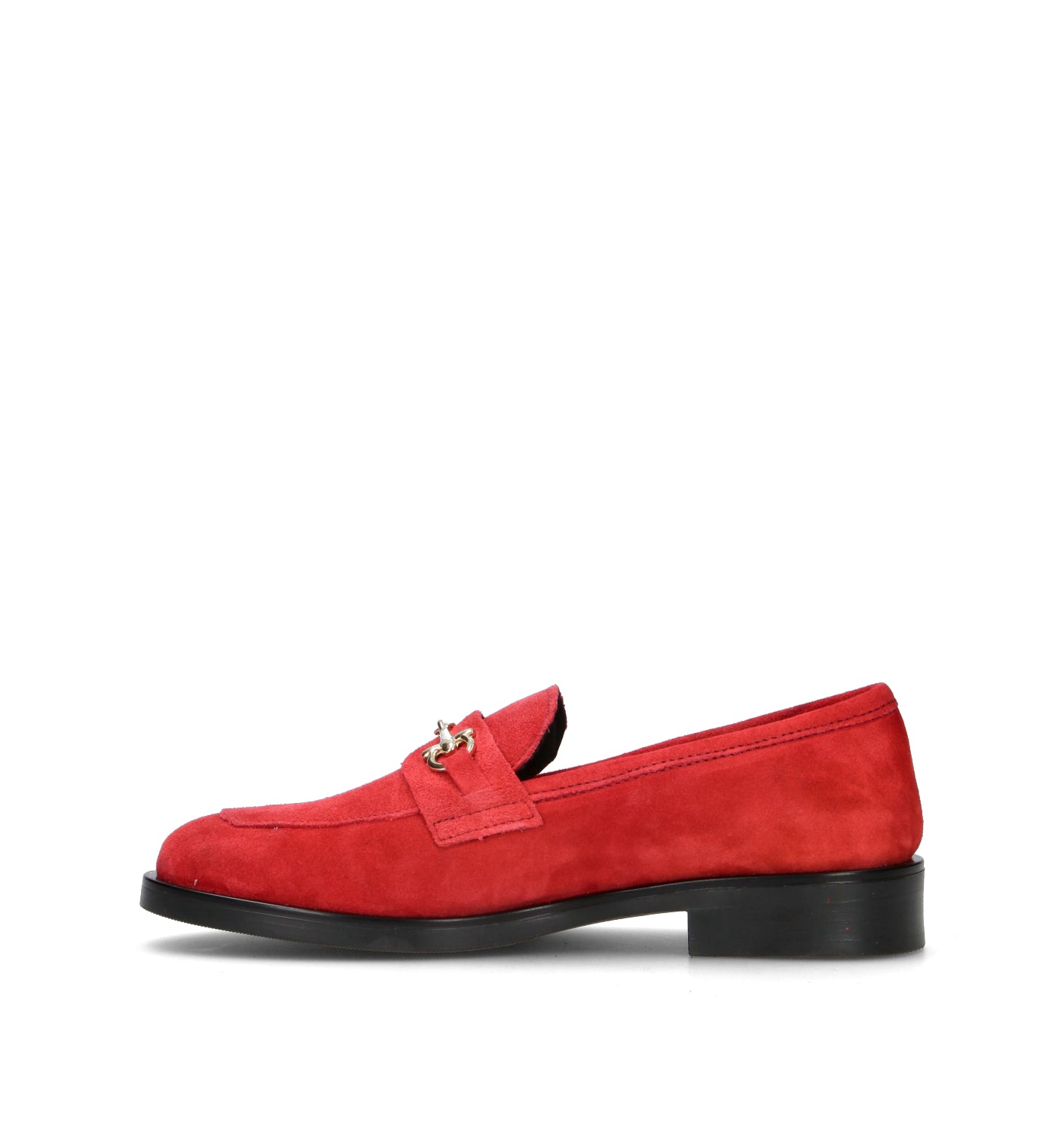 ROSA E ROSA Mocassino donna rosso in suede