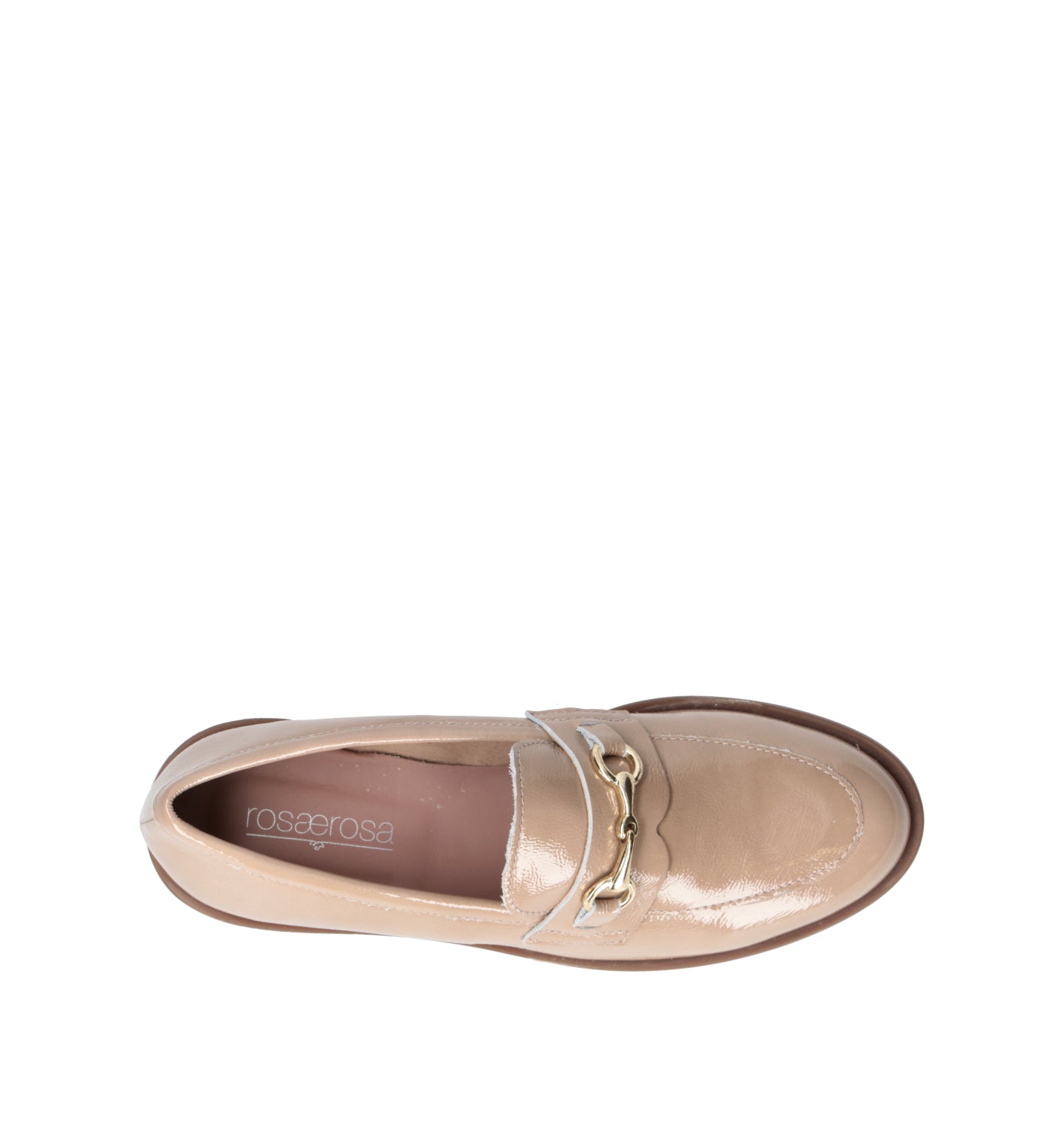 ROSA E ROSA Mocassino donna tortora in pelle