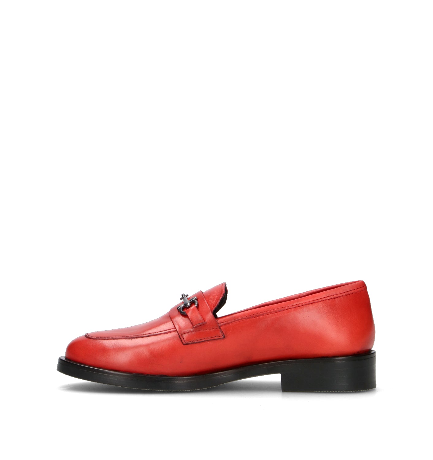 ROSA E ROSA Mocassino donna rosso in pelle