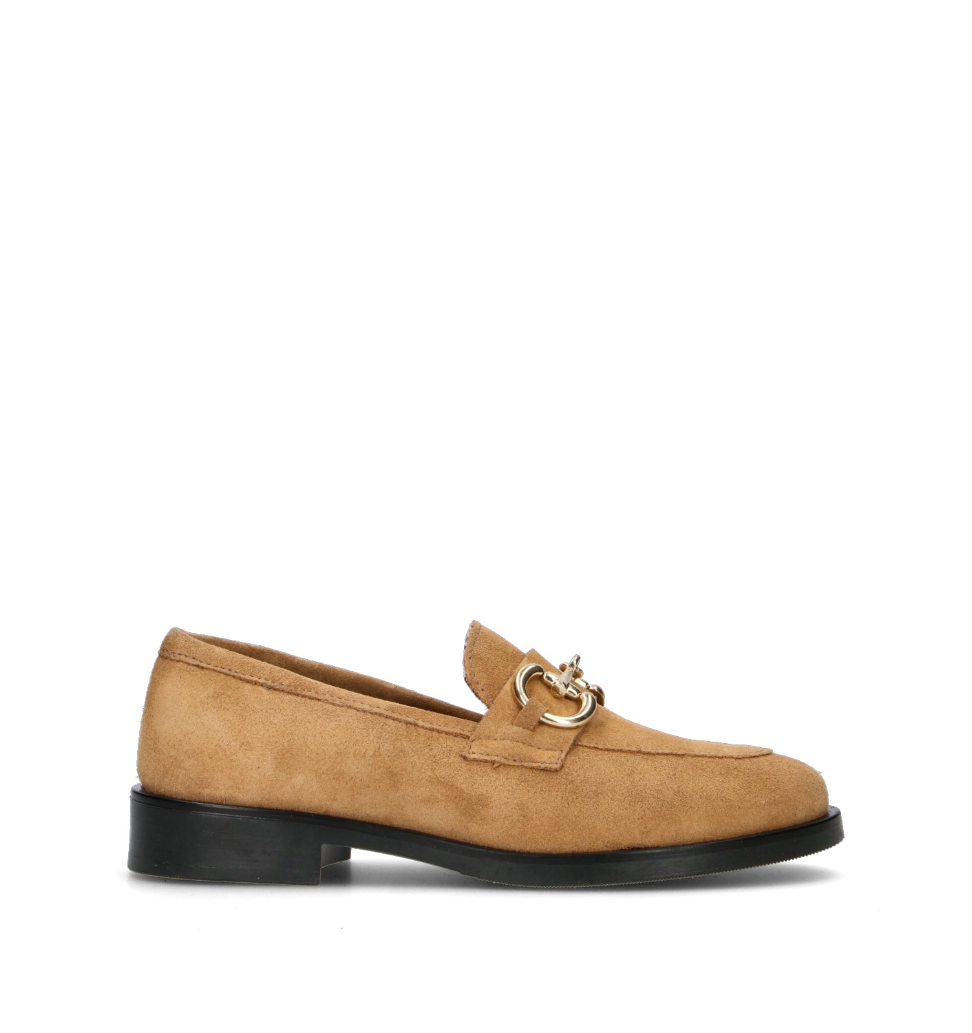 ROSA E ROSA Mocassino donna cammello in suede