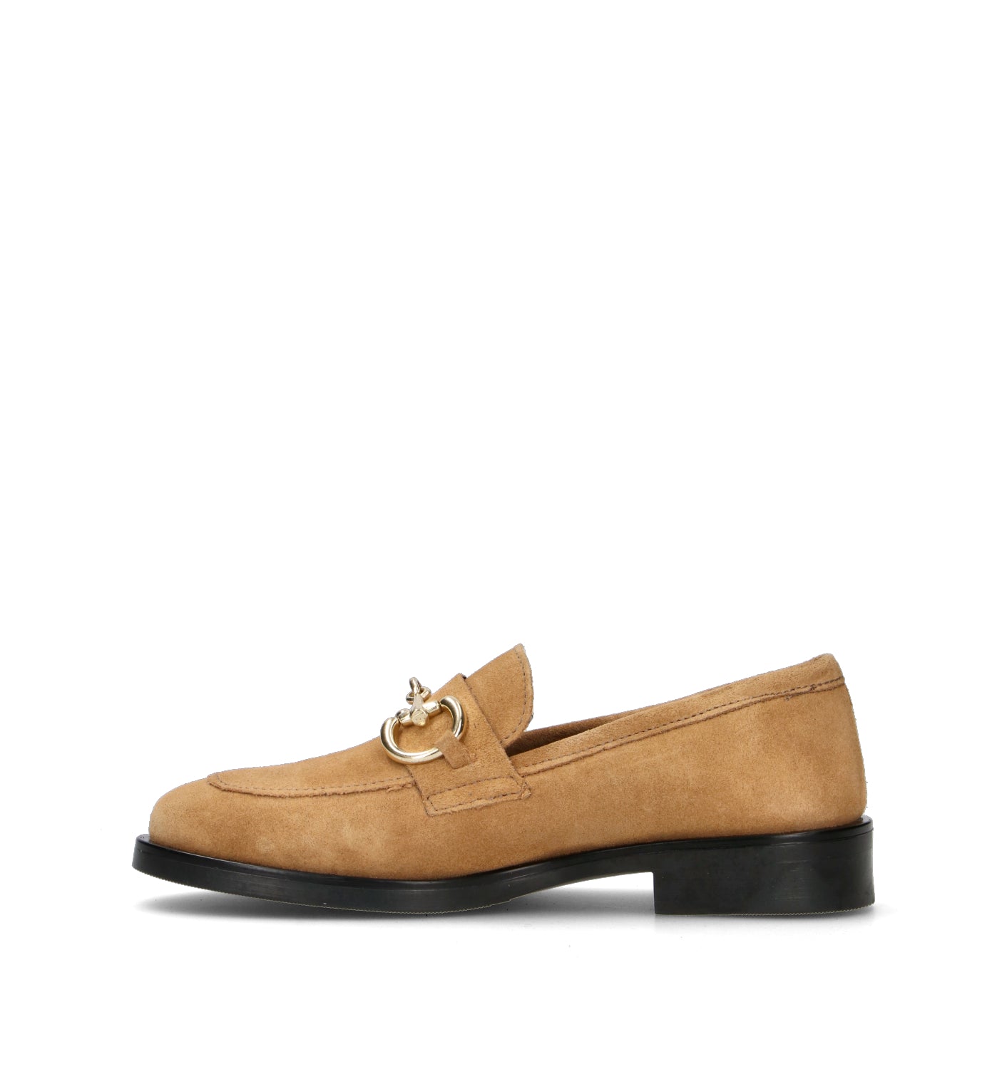 ROSA E ROSA Mocassino donna cammello in suede