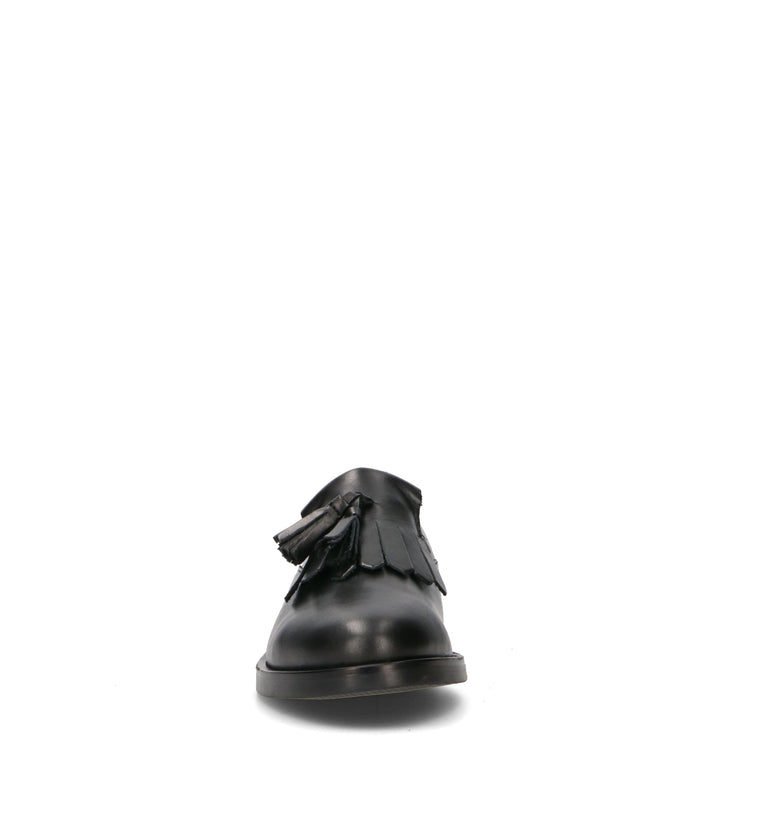 VARIOPINTO Mocassino donna nero in pelle