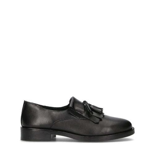 VARIOPINTO Mocassino donna nero in pelle