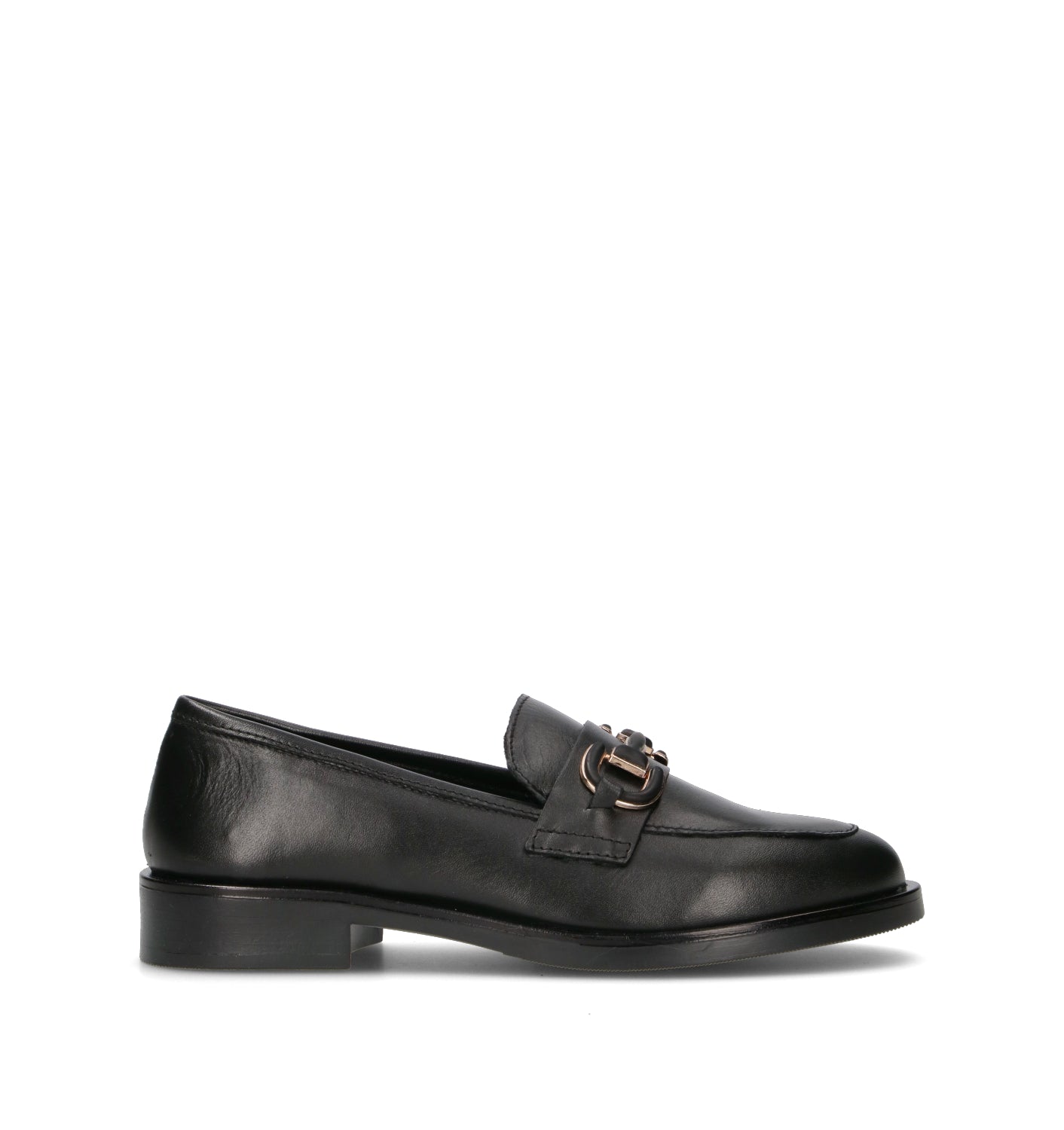 VARIOPINTO Mocassino donna nero in pelle