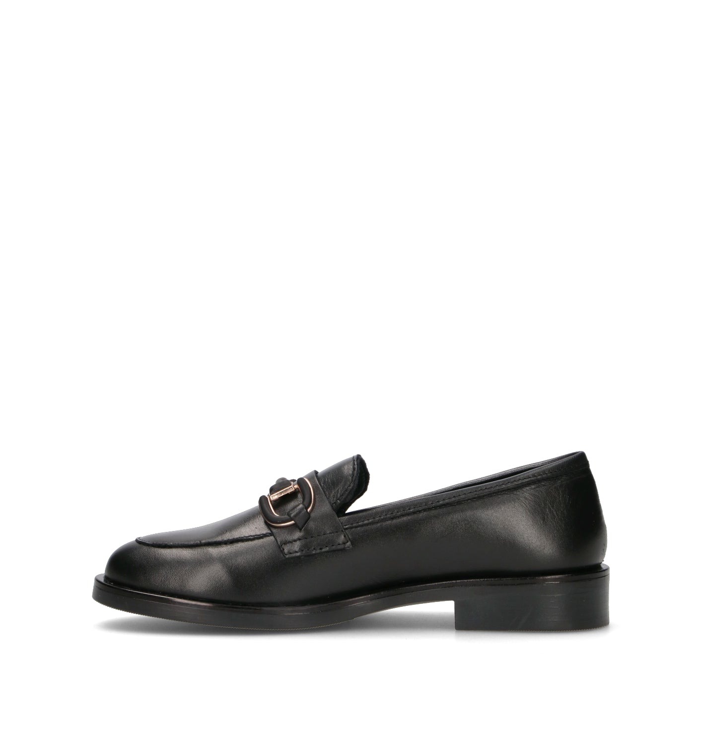 VARIOPINTO Mocassino donna nero in pelle