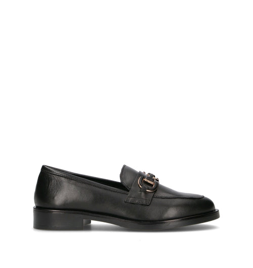 VARIOPINTO Mocassino donna nero in pelle
