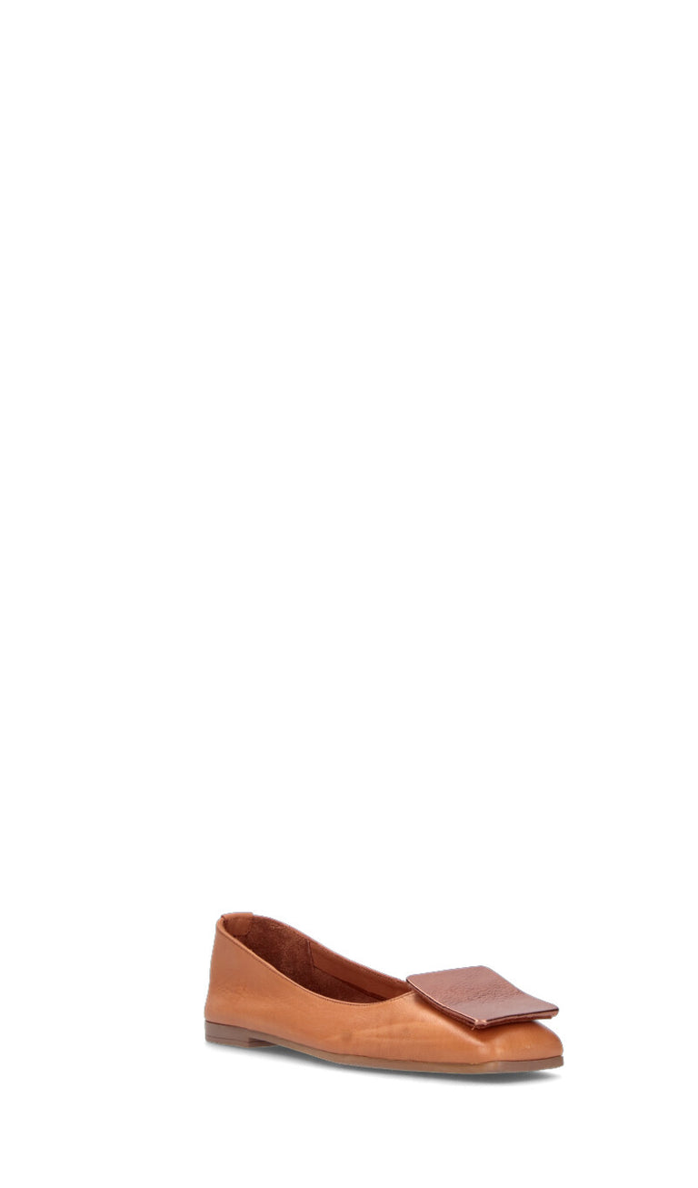 GLORIA SHOES Ballerina donna marrone in pelle