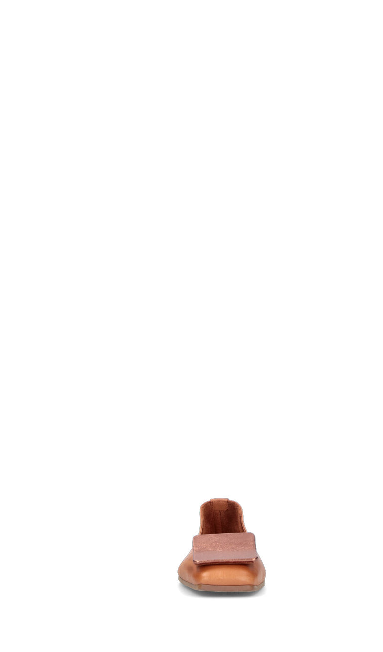 GLORIA SHOES Ballerina donna marrone in pelle