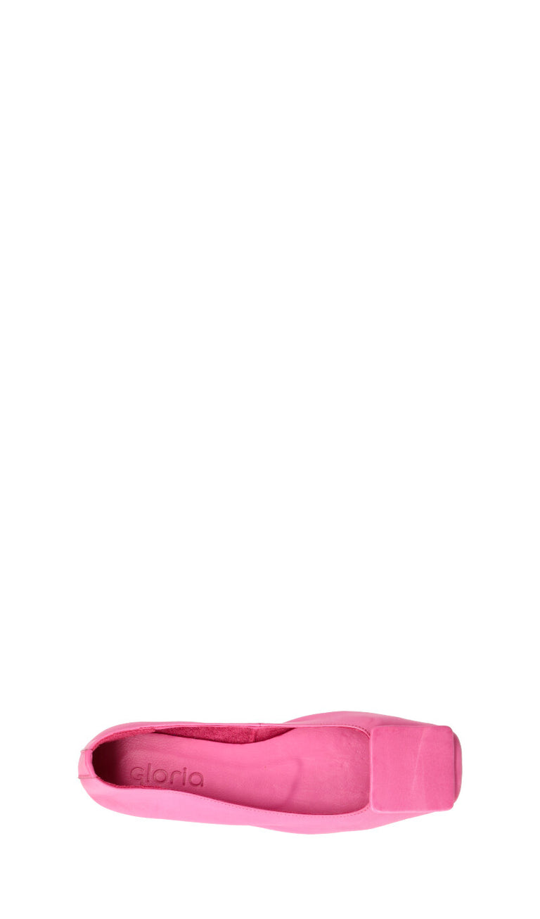 GLORIA SHOES Ballerina donna fuxia in pelle